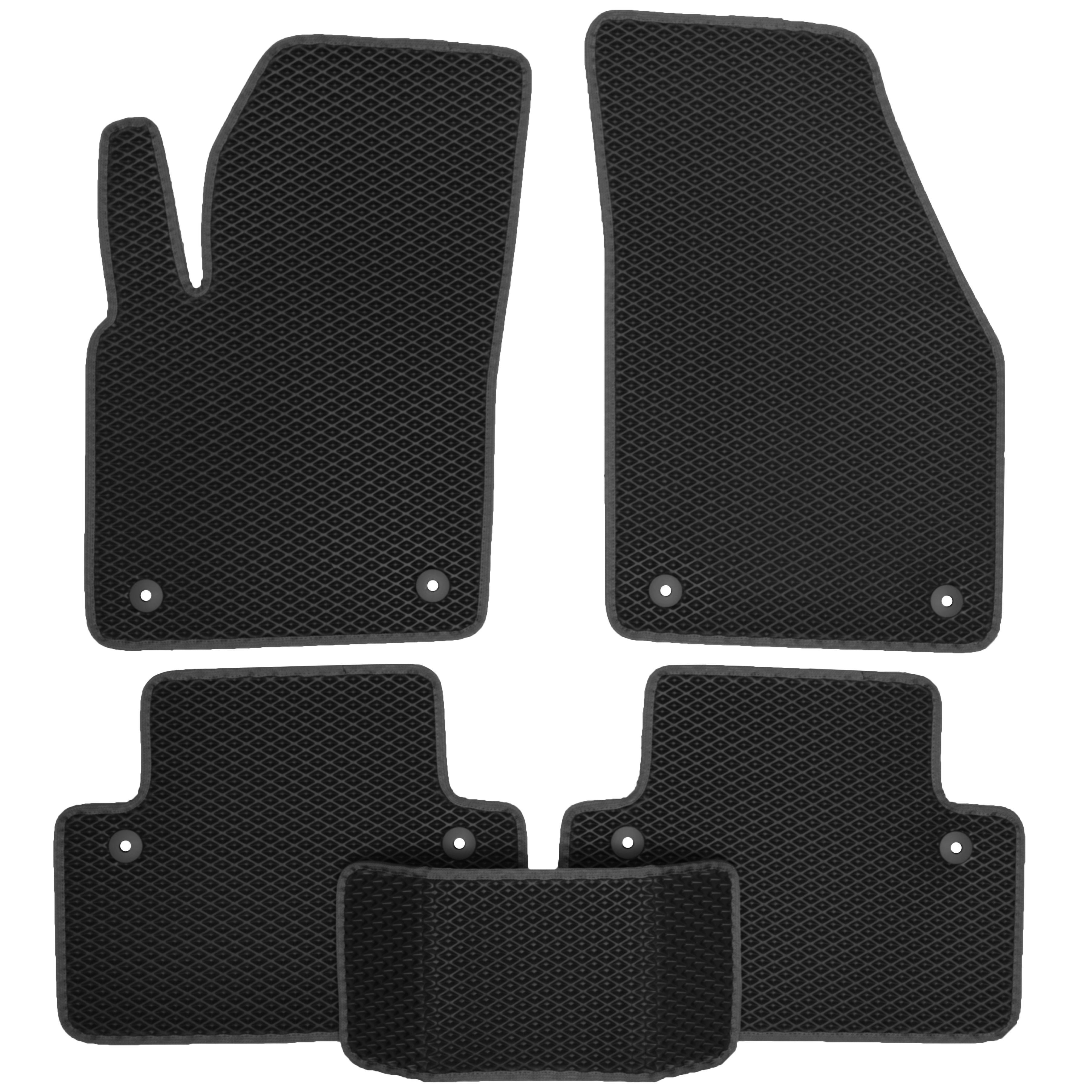 Коврики в салон для Volvo S40 '04-12 EVA-полимерные Черный (150691)