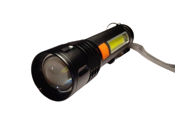 Фонарь ручной с Type-C и встроенным акб BL P716 P50+COB+RED (917)