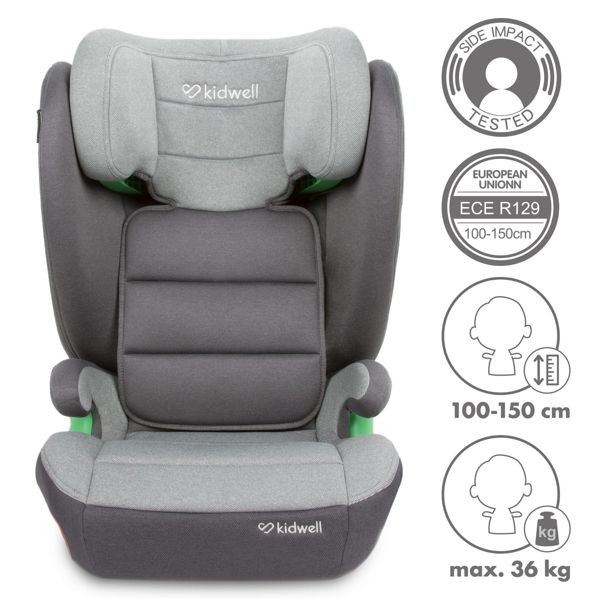 Автокресло Kidwell Weston I-Size Isofix 100-150 см 15-36 кг Dark gray - фото 2