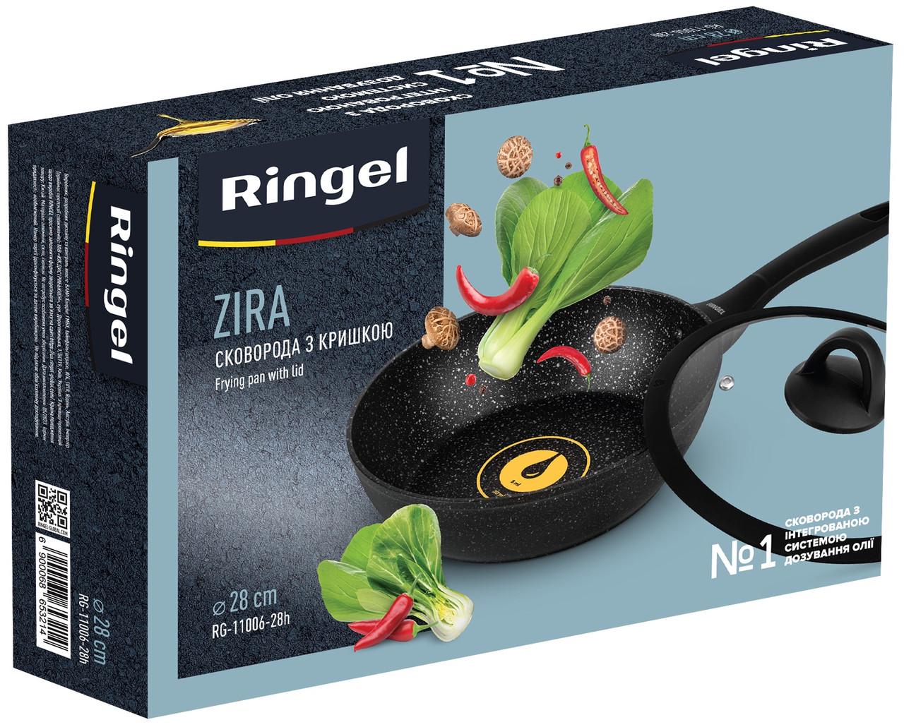 Сковорідка глибока Ringel Zira 28 см (RG-11006-28h) - фото 3