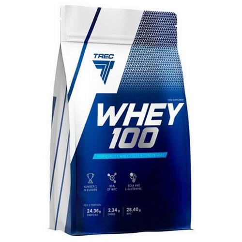 Протеїн Trec Nutrition Whey 100 900 g /30 servings/ Strawberry - фото 1