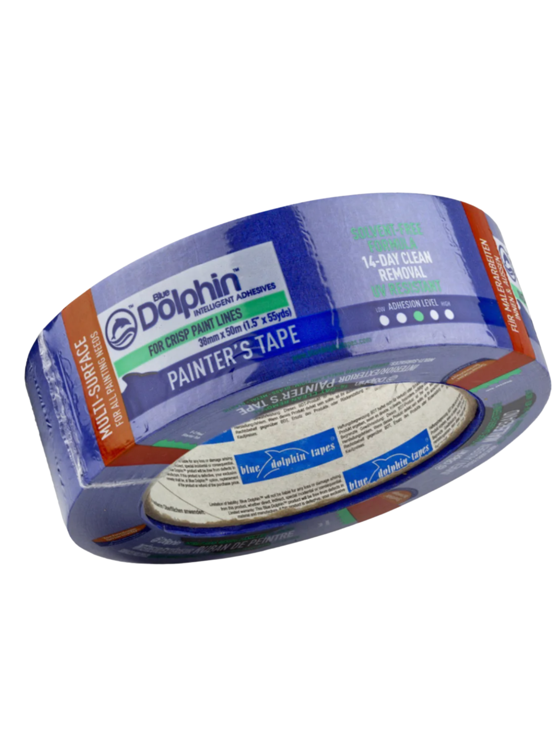 Малярський скотч Blue Dolphin PAINTER’S TAPE 25 мм/50 м (01-1-01-EN)