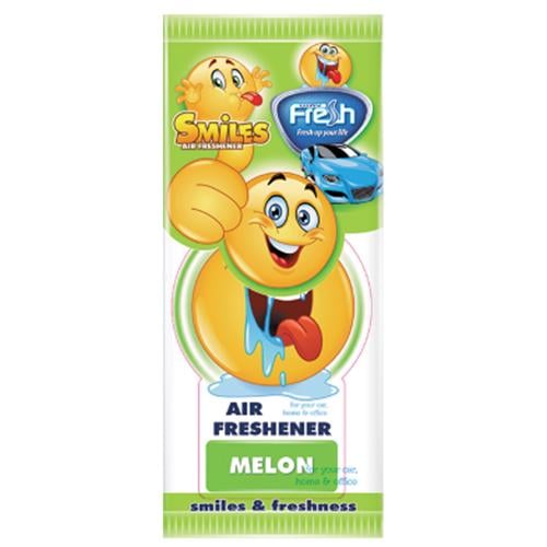 Освежитель воздуха сухой лист Fresh Way SMILES DRY Melon (00000032011)