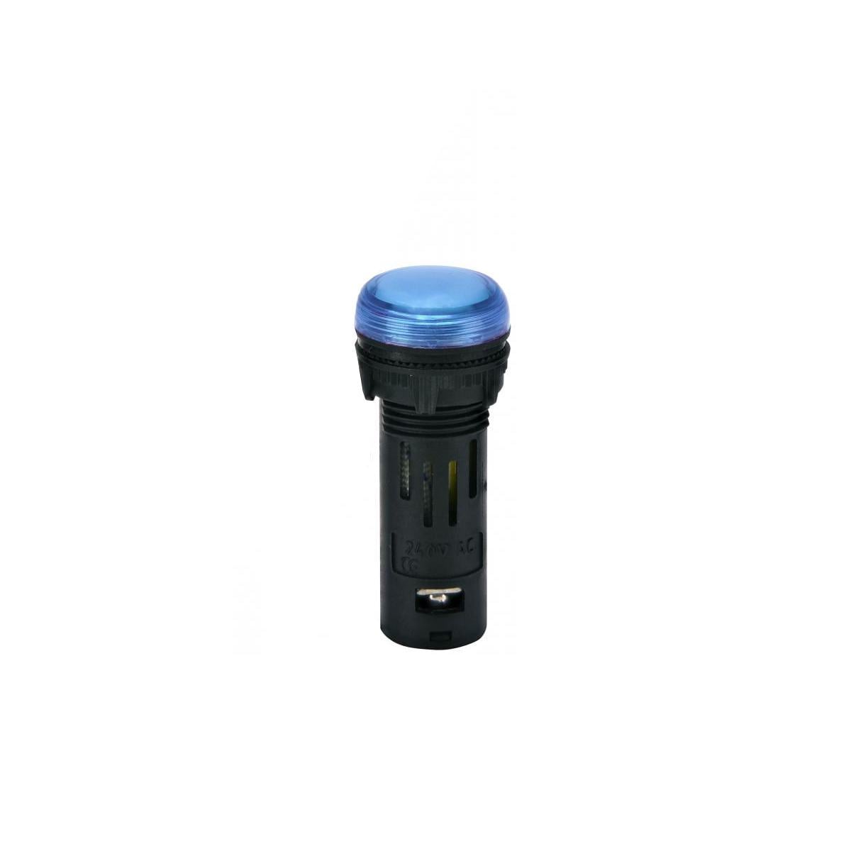 Лампа сигнальная ETI ECLI-16-240A-B 16 мм LED 240V AC Синий матовый (4771610)