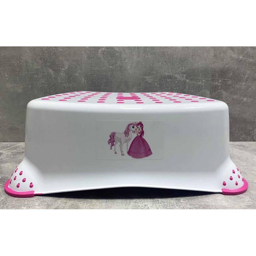 Ступень для ванной детская Irak Plastik CM-510 Принцесса Белый (1665366884)