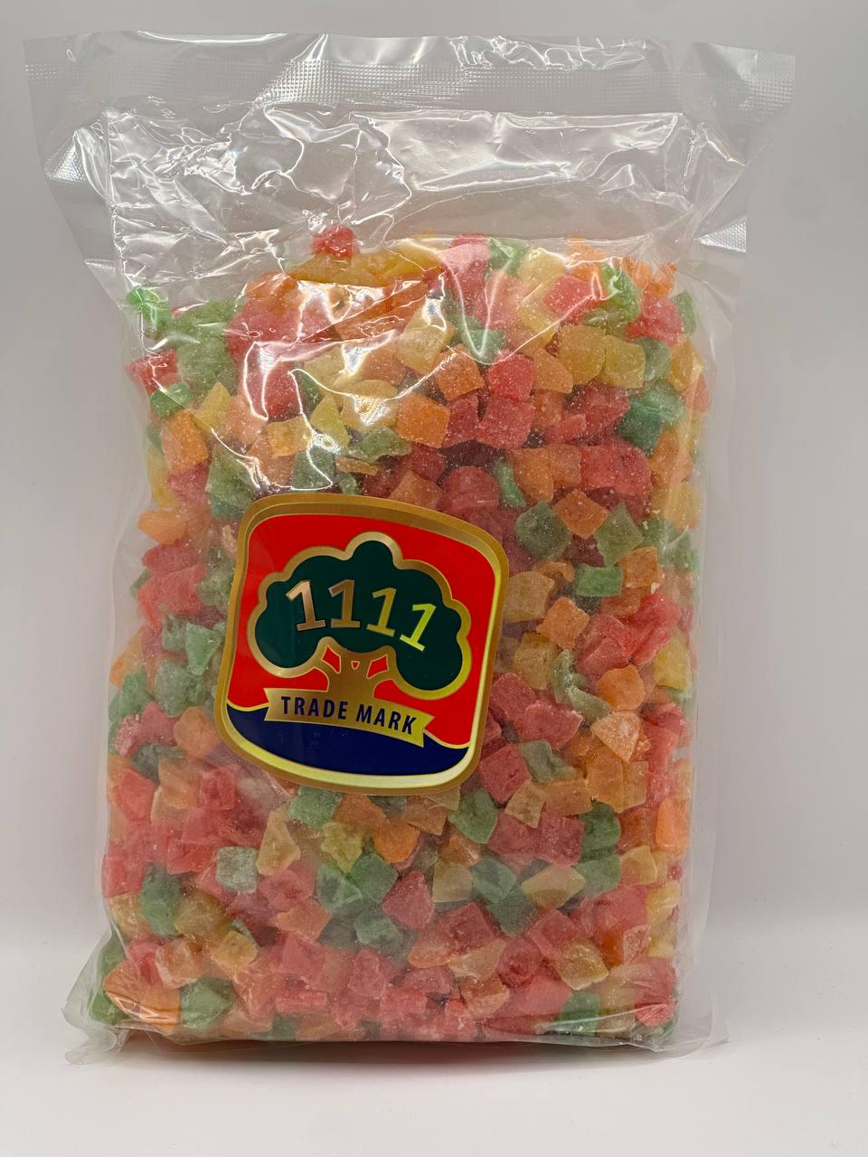 Цукаты кубик микс 1кг Цукаты кубик микс 1кг