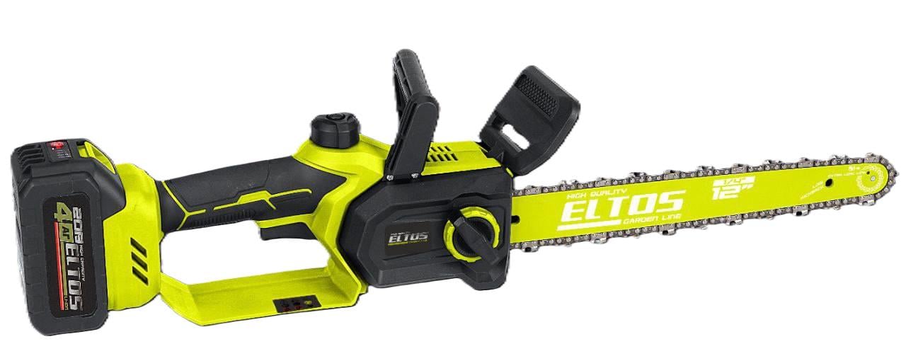 Пила цепная аккумуляторная Eltos АПЦ-20A/12"-1 с шиной 300 мм (29814526)