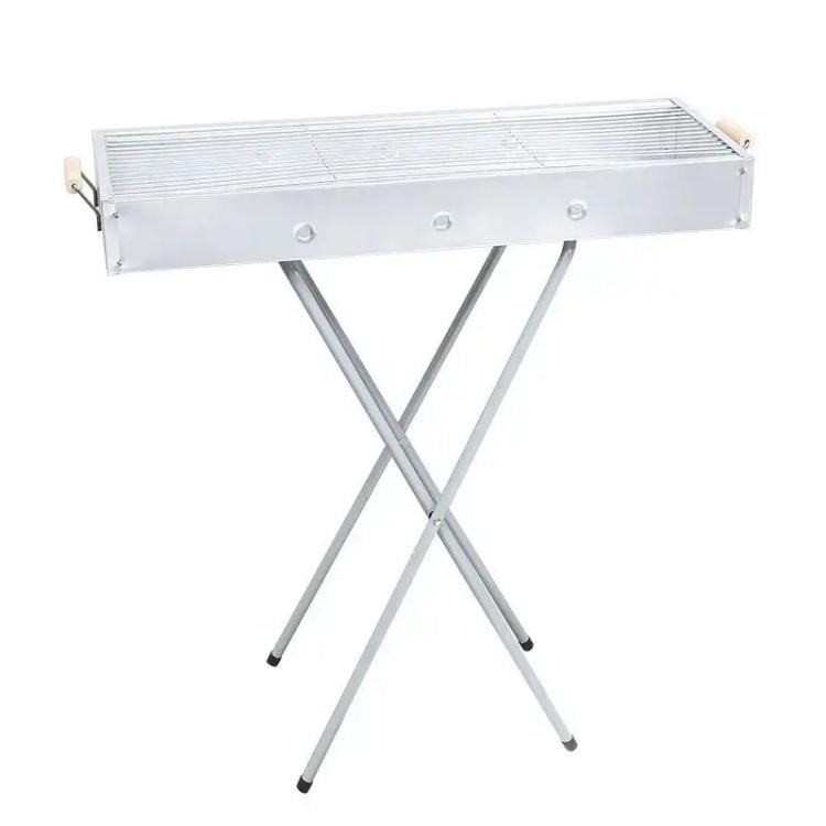 Мангал переносной BARBECUE TRAY-770SS 70x30x70 см (2-21-U0000058955)