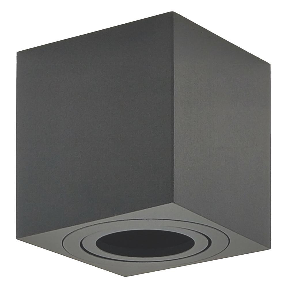 Точечный светильник-спот накладной поворотный Velmax V-DL-S 50W GU10 220V 80x80x84 Черный (28688577)