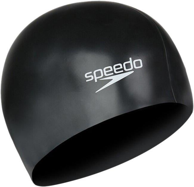 Шапка для плавання Speedo FLAT SILICONE CAP AU Unisex OSFM Чорний (5039247289157)