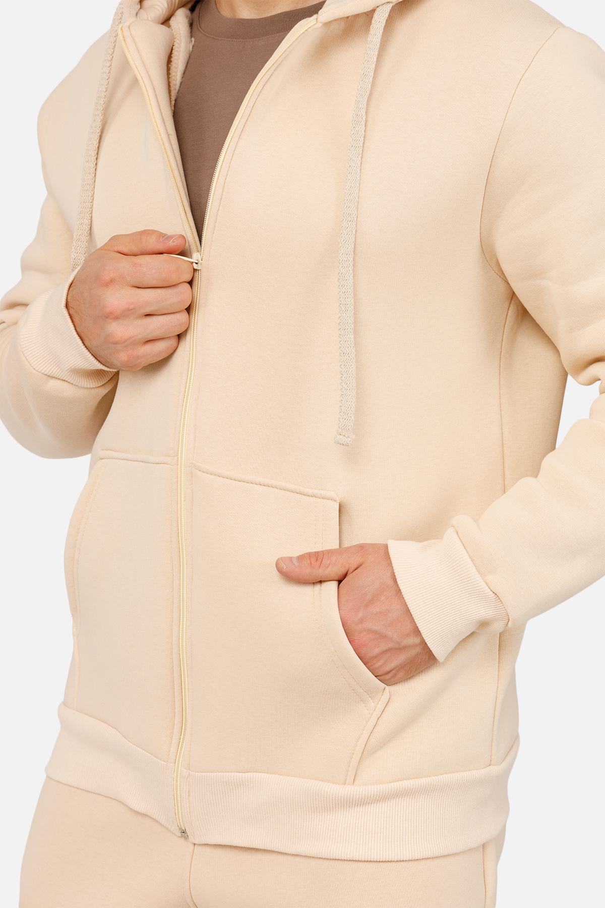 Толстовка чоловіча ЦБ-00254628 р. 52 Молочний (SKT001004999) - фото 3 Толстовка чоловіча ЦБ-00254628 р. 52 Молочний (SKT001004999) - фото 3