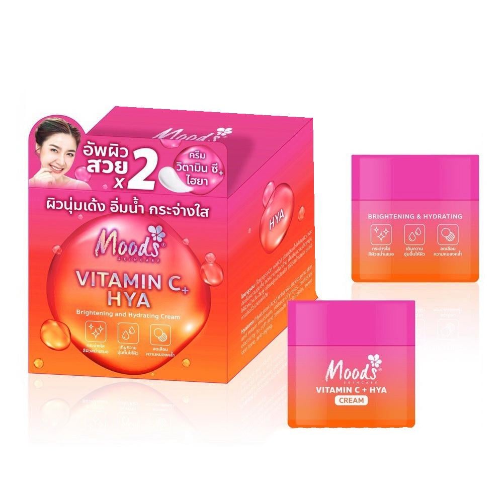 Крем для осветления и увлажнения лица Moods VitC+HYA с гиалуроновой кислотой 20 г (100102) - фото 3 Крем для осветления и увлажнения лица Moods VitC+HYA с гиалуроновой кислотой 20 г (100102) - фото 3