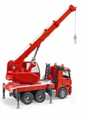Игрушка автокран Mercedes Arocs со световым и звуковым модулями Красный (03670)