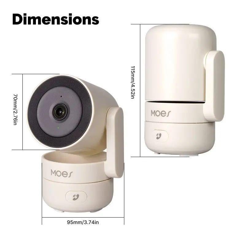 Камера Wi-Fi IP Moes TUYA с ночным видением 4MP 360° (2332367322) - фото 8 Камера Wi-Fi IP Moes TUYA с ночным видением 4MP 360° (2332367322) - фото 8