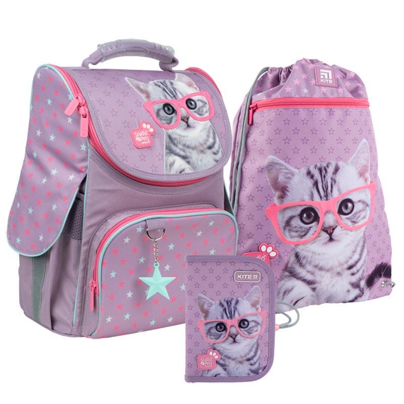 Набор Kite рюкзак + пенал + сумка для обуви Studio Pets (990871)