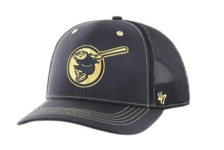 Кепка-тракер 47 Brand MLB SAN DIEGO PADRES XRAY OSFA Чорножовтий