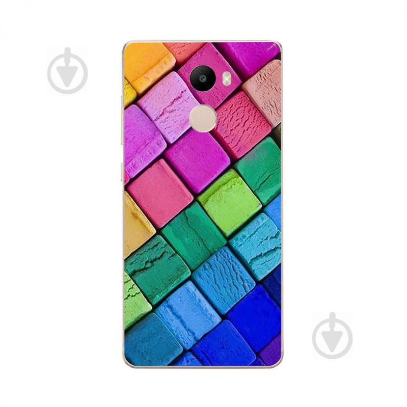 Чехол с рисунком Printed Silicone для Xiaomi Redmi 4 Кубики (hub_SsMm51612)