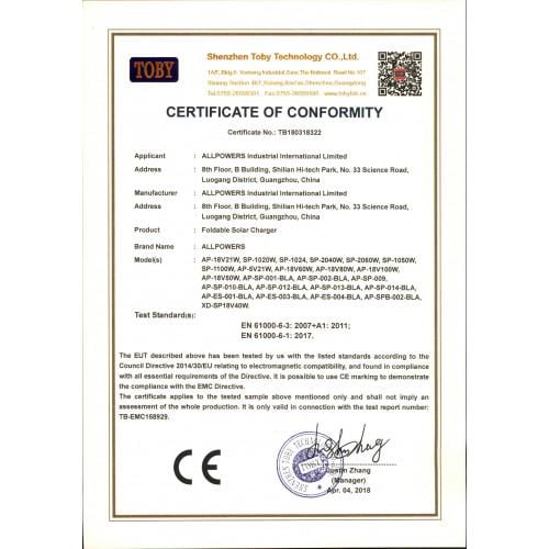 Сонячна панель ALLPOWERS Solar panel AP-SP18V100W ( (004-BLA) - фото 12 Сонячна панель ALLPOWERS Solar panel AP-SP18V100W ( (004-BLA) - фото 12