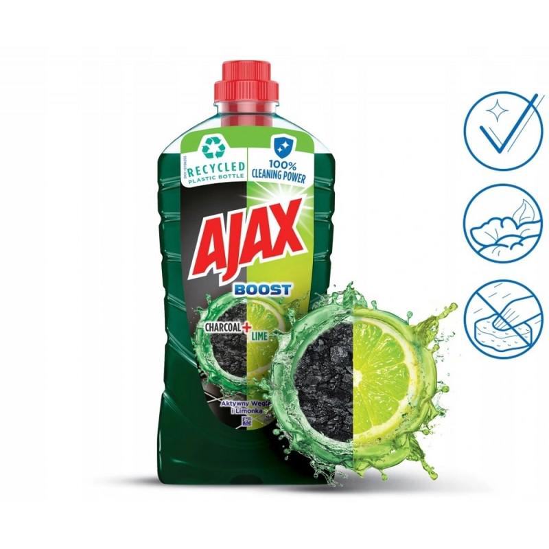 Средство для мытья пола универсальное Ajax Charcoal/Lime 1000 мл (137) - фото 3