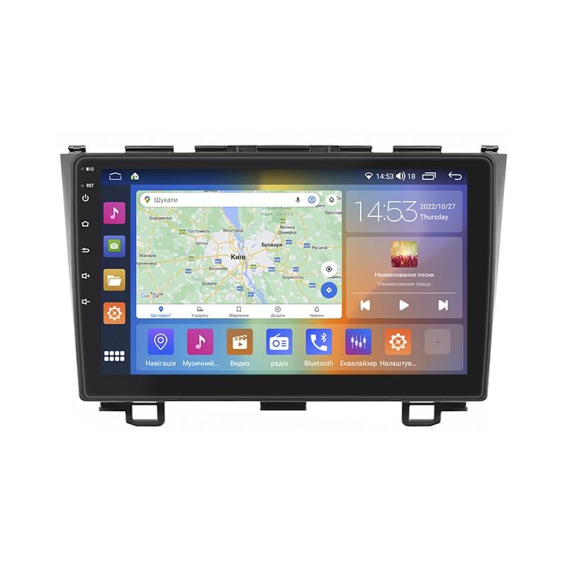 Автомагнітола штатна Lesko CarPlay/4G/Wi-Fi/GPS для Honda CR-V III 2006-2009 4/64Gb 9" (1737677073)