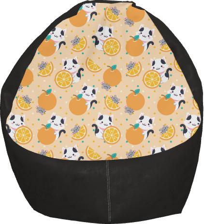 Крісло-груша Котик ведмедик та апельсинка S (13242839)