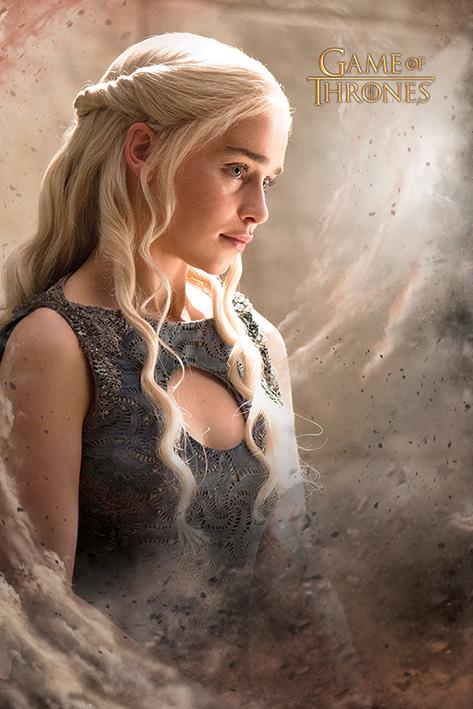 Постер плакат Игра Престолов Дейенерис/Game of Thrones Daenarys 61x91,5 см