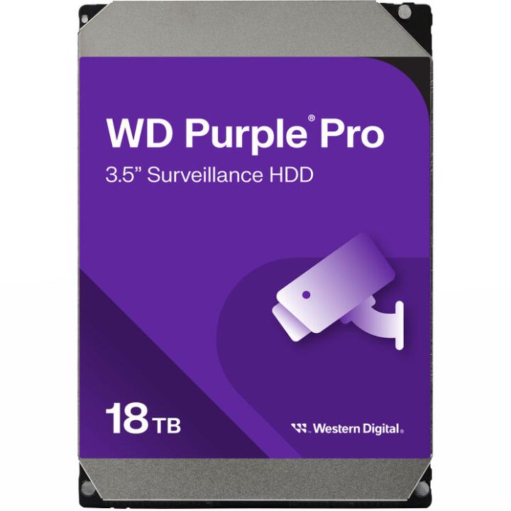 Жесткий диск HDD WD Purple Pro 18Tb 7200rpm 512M SATA 6Gb/s (WD181PURP)