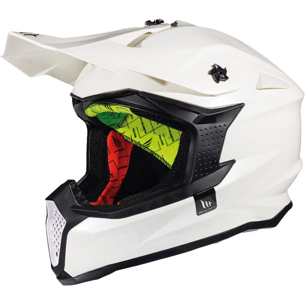 Мотошлем MT HELMETS FALCON Solid A0 2XL Gloss Pearl White (28731) Мотошлем MT HELMETS FALCON Solid A0 2XL Gloss Pearl White (28731)