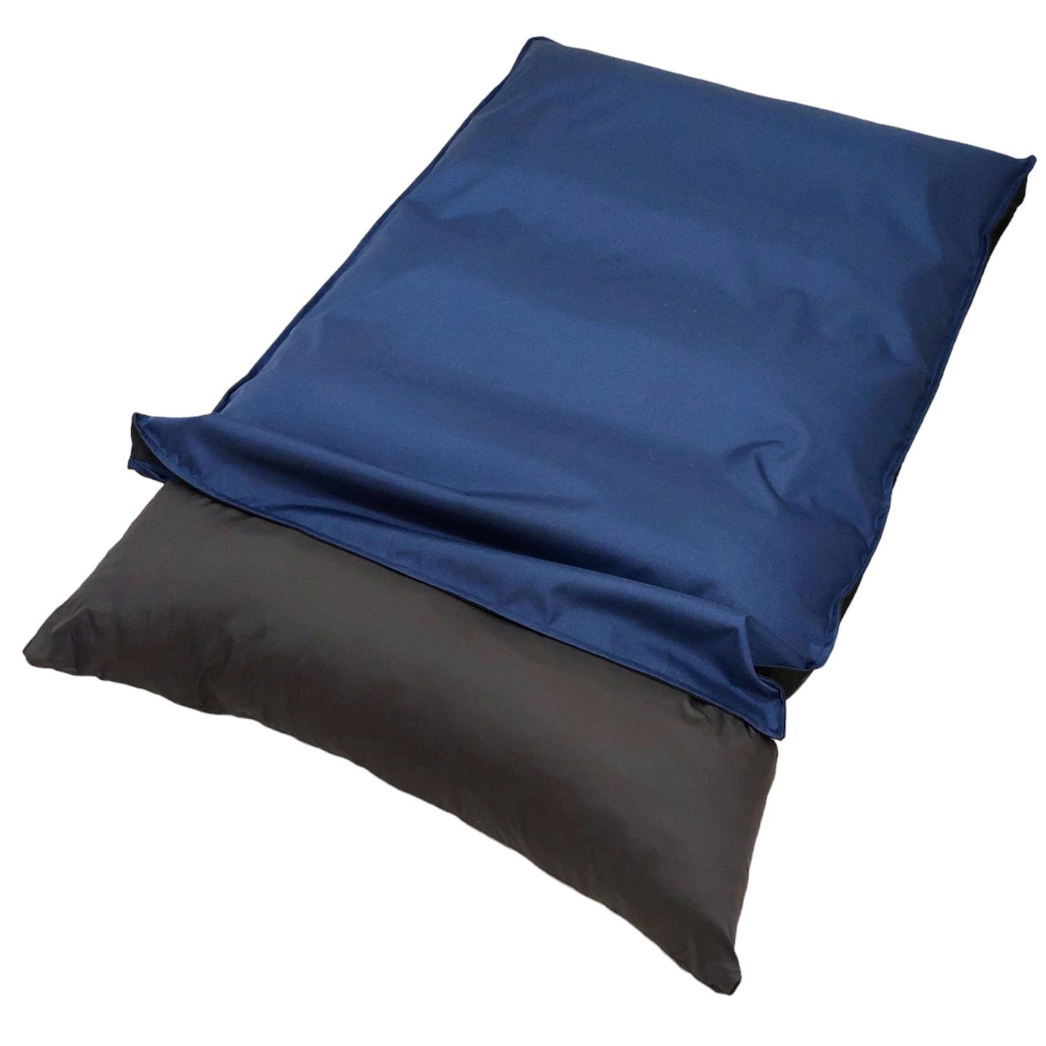 Лежак для собак двухсторонний Huge and Tiny Waterproof 120x80x6 см Синий с черным (8545) - фото 8 Лежак для собак двухсторонний Huge and Tiny Waterproof 120x80x6 см Синий с черным (8545) - фото 8