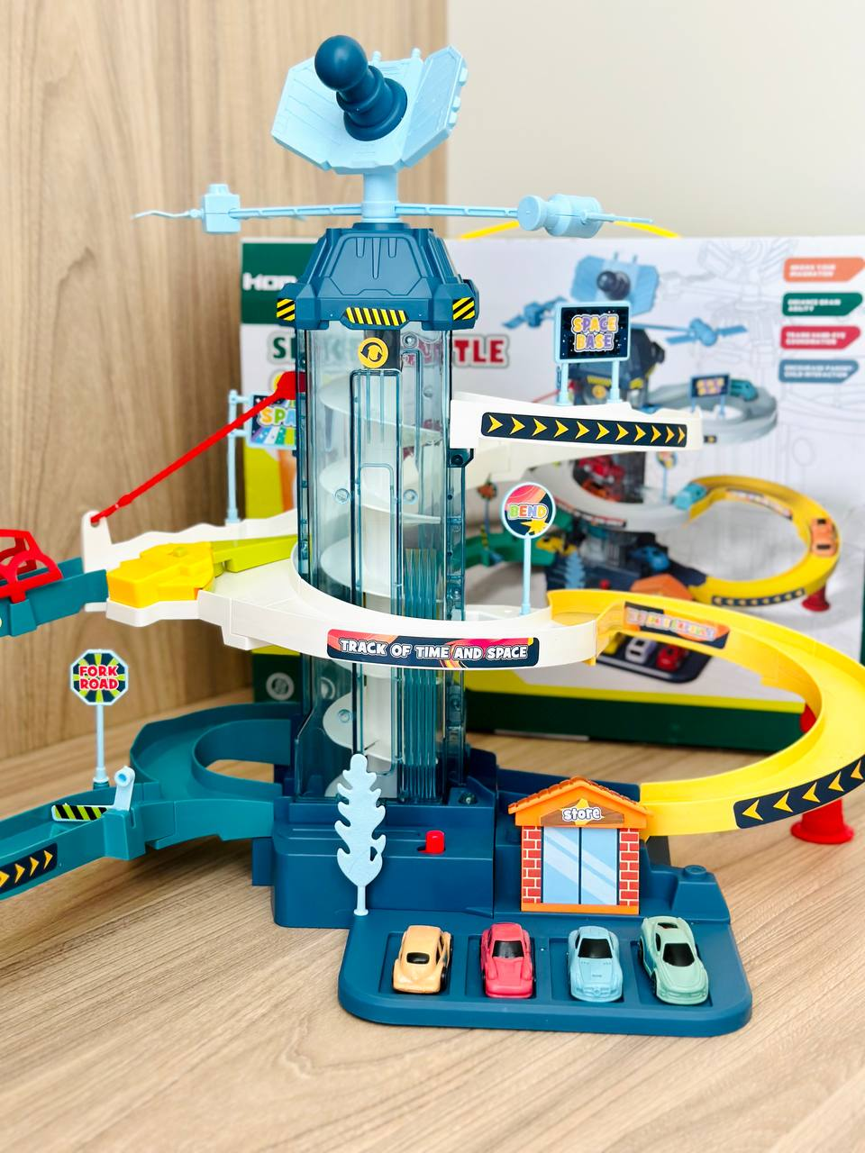 Подвійний паркінг Fun Game Космічна станція та Динопарк 5506A-5507А з автоматичним підйомником та підсвічуванням (2048716764) - фото 10 Подвійний паркінг Fun Game Космічна станція та Динопарк 5506A-5507А з автоматичним підйомником та підсвічуванням (2048716764) - фото 10