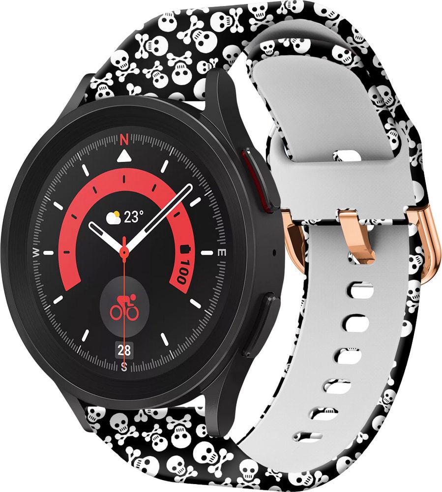 Ремінець Colorful для Galaxy Watch 5 Pro Skull Black (29659) - фото 1 Ремінець Colorful для Galaxy Watch 5 Pro Skull Black (29659) - фото 1