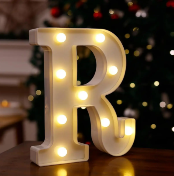 Літера з підсвіткою R об'ємна маленька 21x18 см Білий (553110/17) - фото 2 Літера з підсвіткою R об'ємна маленька 21x18 см Білий (553110/17) - фото 2
