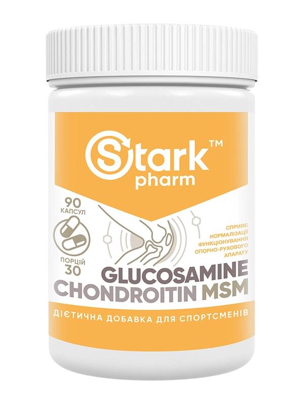 Натуральная добавка Stark Pharm Glucosamine Chondroitin MSM 90 капс. (00000037795)