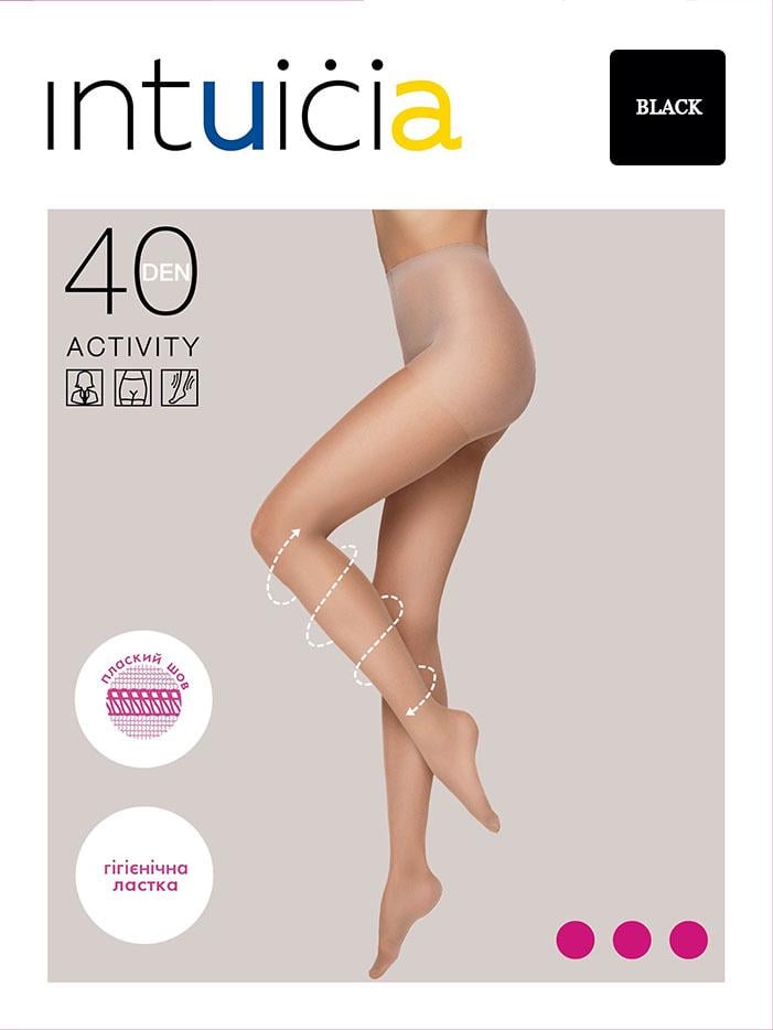 Колготы женские капроновые Intuicia ACTIVITY 40 den 4р. Black