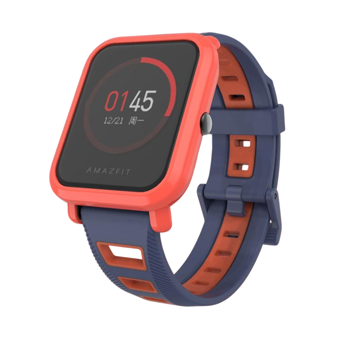 Ремінець для смарт-годинників MiJobs Sport Youth силіконовий 20 мм Синій/Помаранчевий (1991P) - фото 1