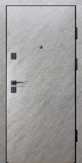 Дверь входная для квартиры CITY MAX 3 срез камня 860x2050 мм (98141)