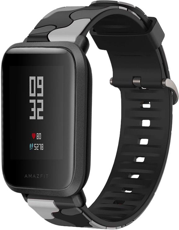 Ремешок Tactic Camouflage для Amazfit Bip Black/Grey (32916-53)