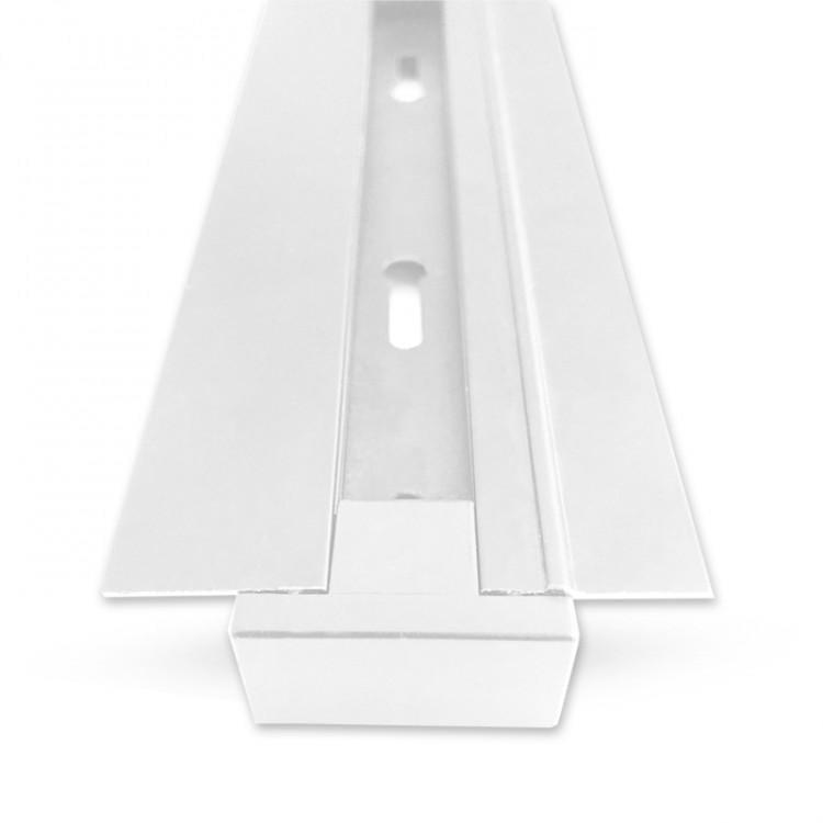 Шинопровід для трекових світильників вбудований Feron CAB1004 однофазний 2 м Білий (00000012872)