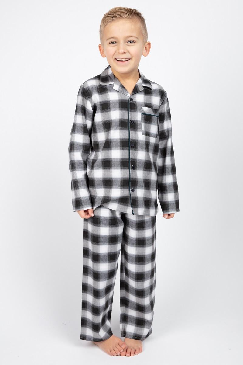 Пижама для мальчика CYBERJAMMIES William 6610 4-5 лет 110 см в клетку Черный (5051877369610) Пижама для мальчика CYBERJAMMIES William 6610 4-5 лет 110 см в клетку Черный (5051877369610)