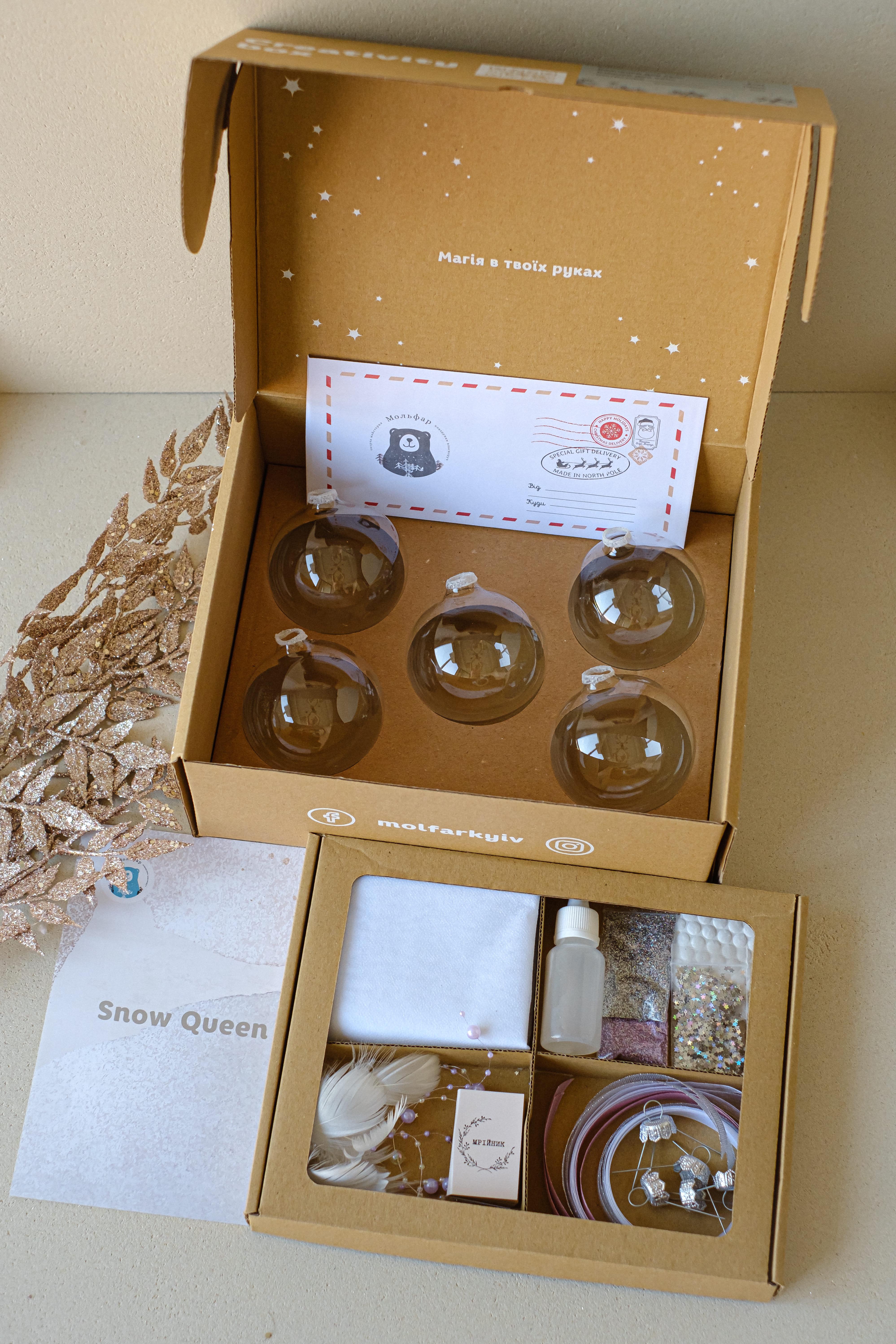 Набір для декорування куль зсередини Snow Queen (16789908)