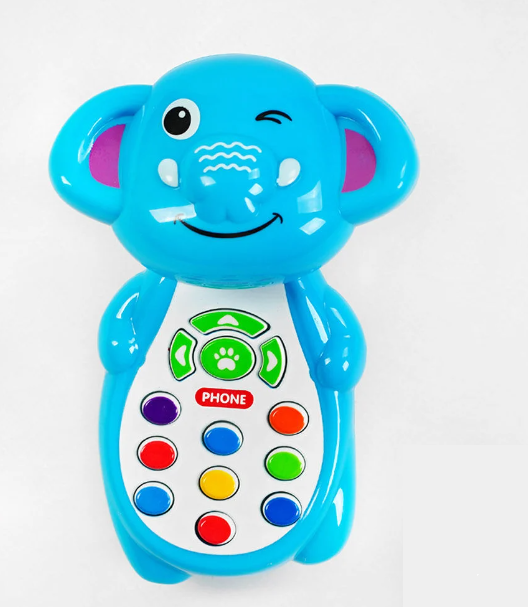 Телефон музичний TK Union Group світло/звук/пісні/вивчення цифр Блакитний (63526)