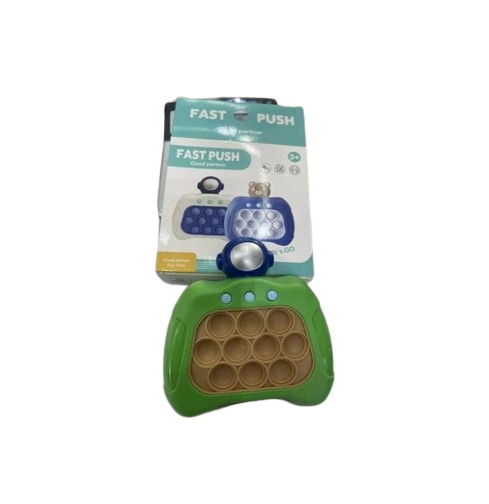 Игрушка электронный антистресс Quick Push Game Pop It Astronaut английский язык Green