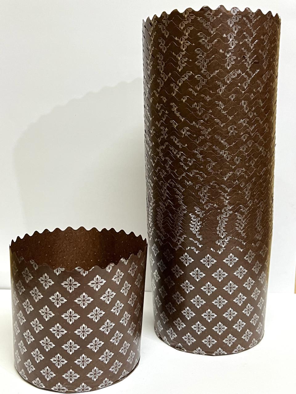 Форма бумажная для пасхальных куличей 90 мм х 85 мм промасленная 50 шт.