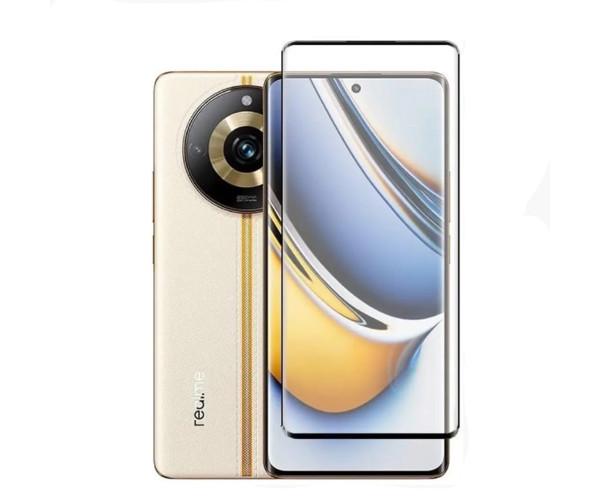 Закаленное защитное стекло 3D Full Screen Tempered Glass для Realme 11 Pro/11 Pro Plus Black