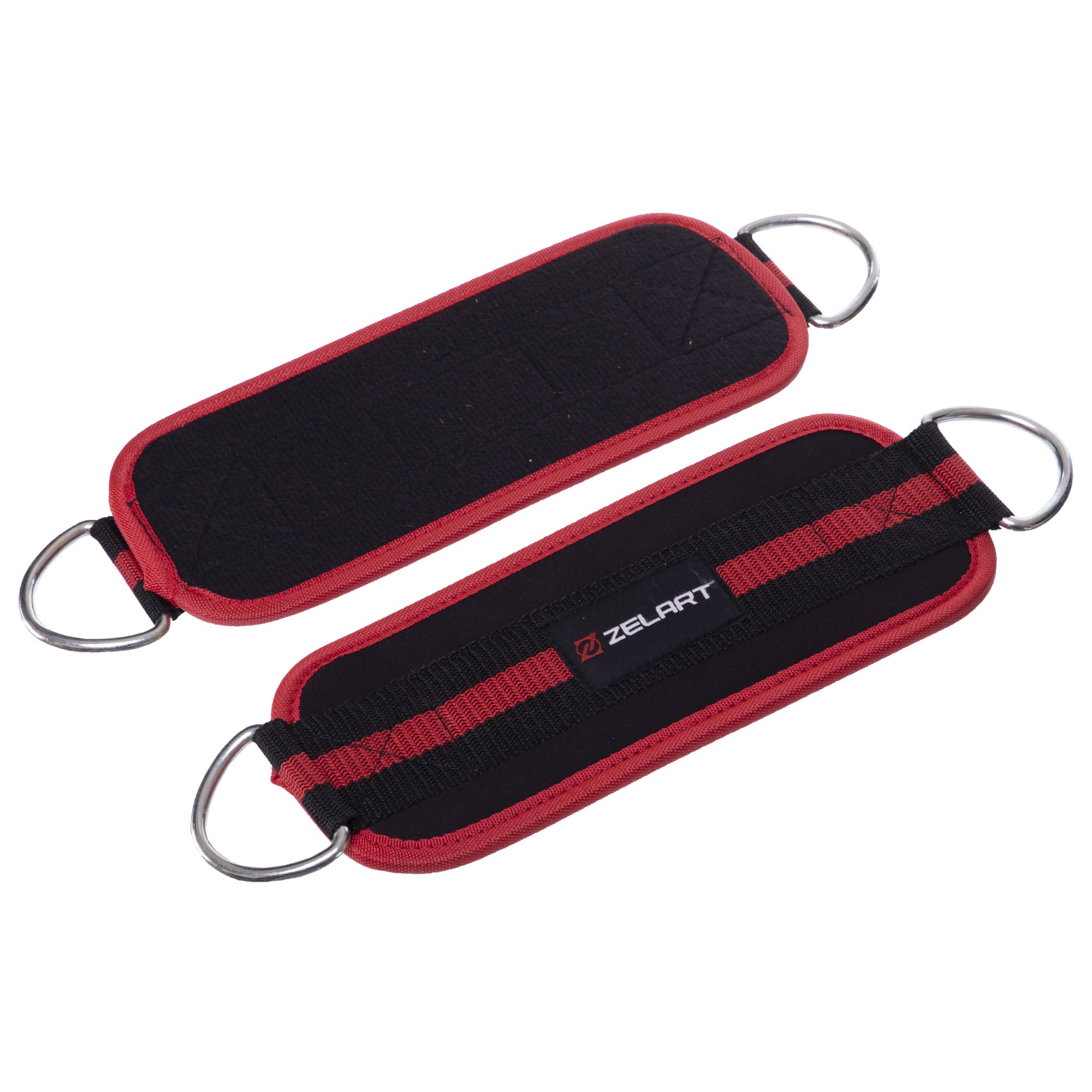 Лямка для ног Zelart SB-167051 One size 1 шт Черно-красный (62fa67e5b8fc4d48d24f3152)