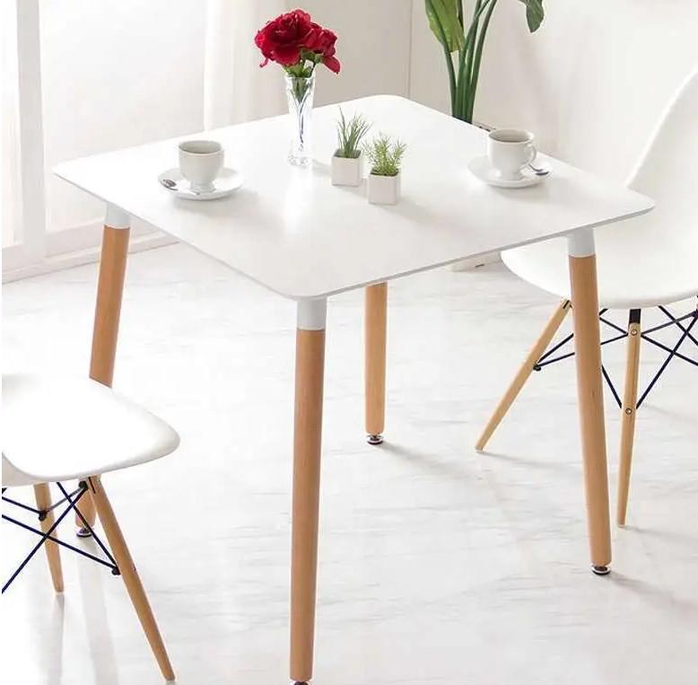 Стол обеденный Homart DT-001 80х80 см Белый (9375) - фото 2