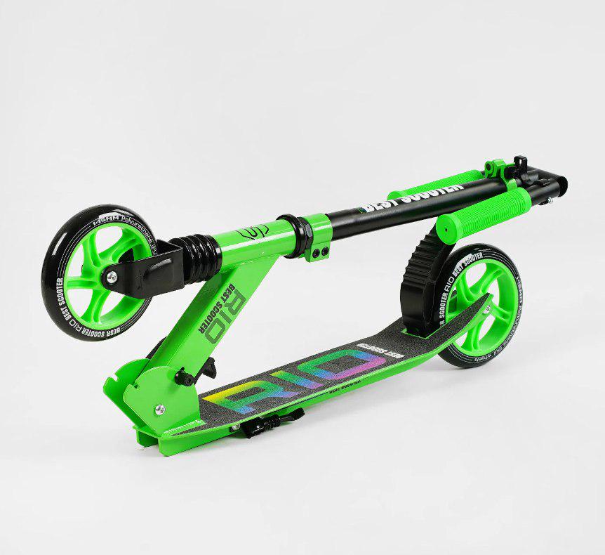 Самокат двухколесный Best Scooter R-12005 колеса PU 145 мм (136363) - фото 3 Самокат двухколесный Best Scooter R-12005 колеса PU 145 мм (136363) - фото 3