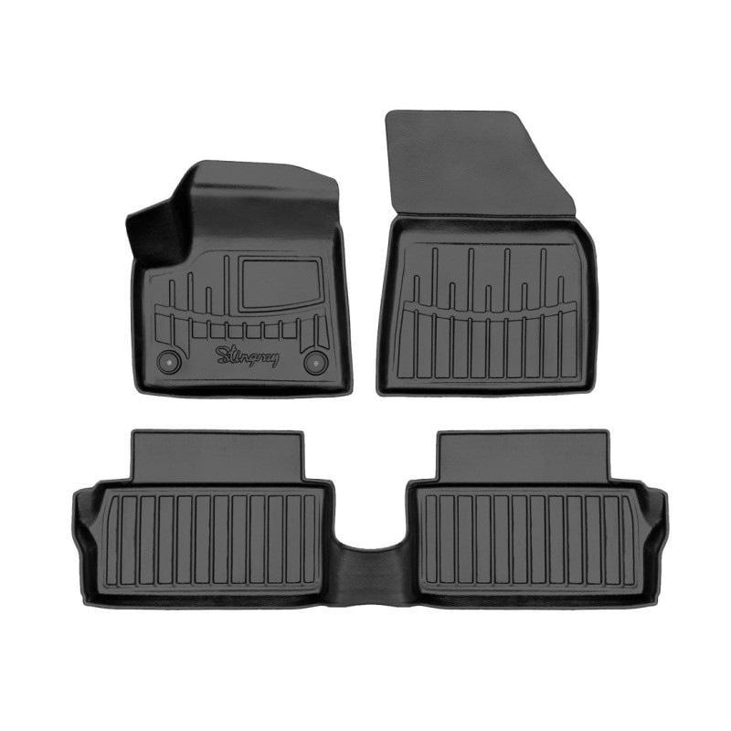 Коврики Stingray 3D для Citroen C3 X/e-С3 2022- рр. полиуретан 3 шт. Черный (191005) Коврики Stingray 3D для Citroen C3 X/e-С3 2022- рр. полиуретан 3 шт. Черный (191005)