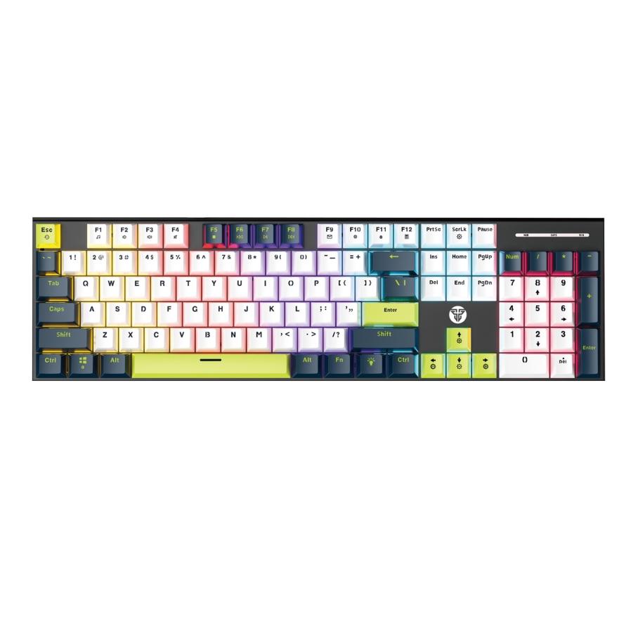 Клавиатура игровая механическая Fantech ATOM104S MK878S MORI 100% 104 клавиши Red Switch Hot-Swap 3-pin RGB (34880411)