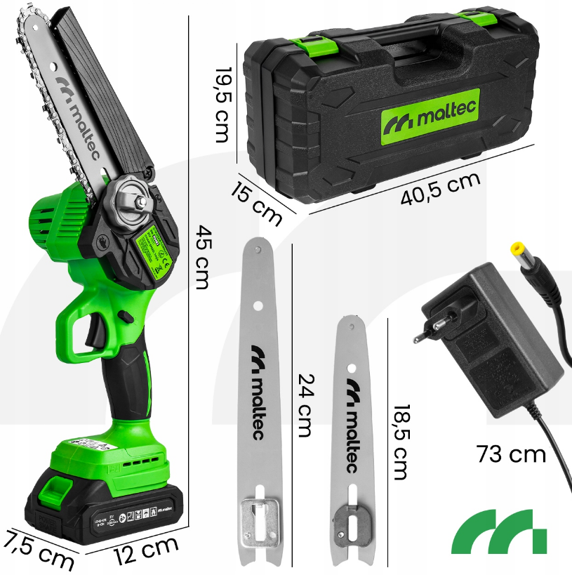 Пила цепная аккумуляторная Maltec 1000 Вт (2561621560) - фото 3 Пила цепная аккумуляторная Maltec 1000 Вт (2561621560) - фото 3